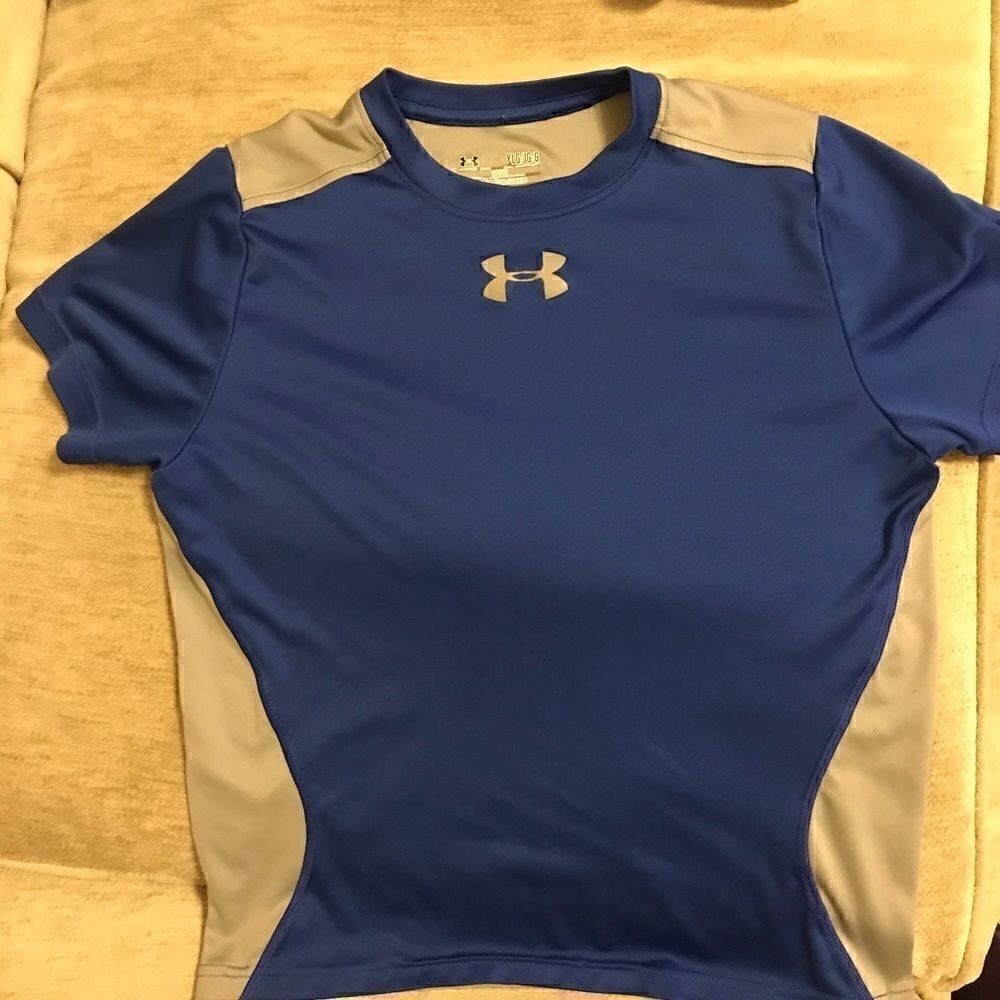 Under Armour boys athletic loose T-shirt size YLG - Picture 2 of 5